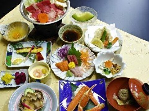 ホテル石庭のご夕食例